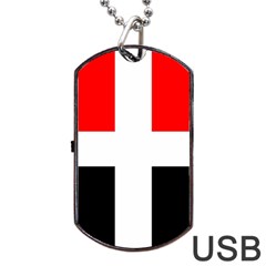 Arpitania Flag Dog Tag USB Flash (One Side)