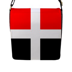 Arpitania Flag Flap Closure Messenger Bag (L)