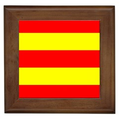 Aust Agder Flag Framed Tile