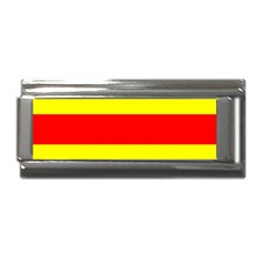 Aust Agder Flag Superlink Italian Charm (9mm)