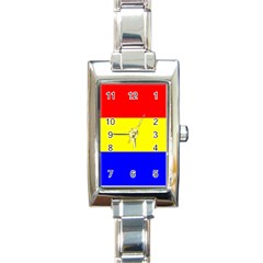 Budapest Flag Rectangle Italian Charm Watch by tony4urban