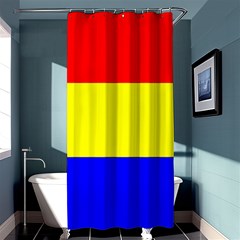 Budapest Flag Shower Curtain 36  X 72  (stall)  by tony4urban