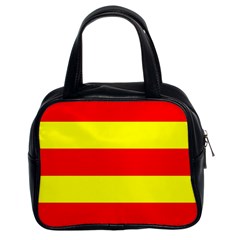 Aust Agder Flag Classic Handbag (two Sides) by tony4urban