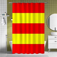 Aust Agder Flag Shower Curtain 48  X 72  (small)  by tony4urban