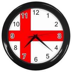 Bologna Flag Wall Clock (Black)