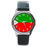 Avar People Round Metal Watch Front