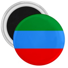 Dagestan Flag 3  Magnets