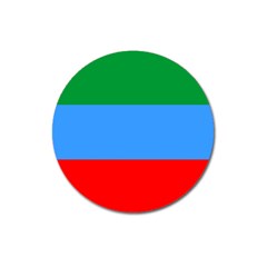 Dagestan Flag Magnet 3  (round)