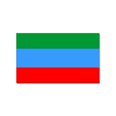 Dagestan Flag Sticker Rectangular (100 Pack)