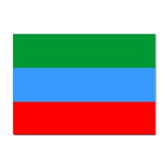 Dagestan Flag Sticker A4 (10 Pack)