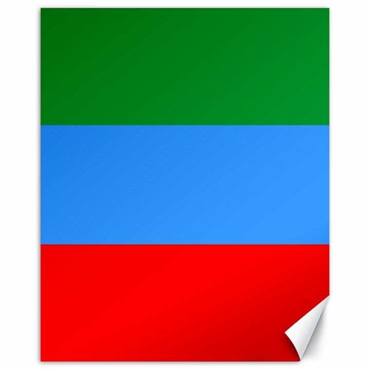 Dagestan Flag Canvas 16  x 20 