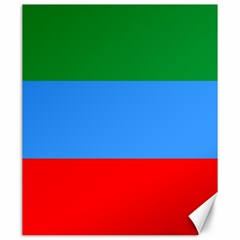 Dagestan Flag Canvas 20  X 24  by tony4urban