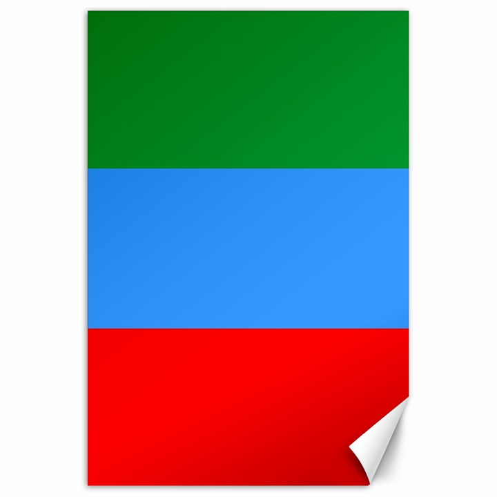 Dagestan Flag Canvas 20  x 30 