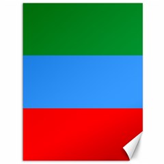 Dagestan Flag Canvas 36  X 48  by tony4urban