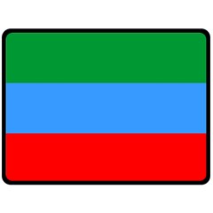 Dagestan Flag One Side Fleece Blanket (large) by tony4urban