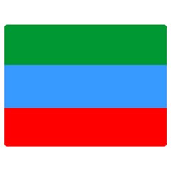 Dagestan Flag Premium Plush Fleece Blanket (extra Small)