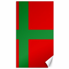 Bornholm Denmark Flag Canvas 40  X 72 