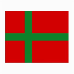 Bornholm Denmark Flag Small Glasses Cloth (2 Sides) by tony4urban