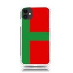 Bornholm Denmark Flag iPhone 11 TPU UV Print Case Front