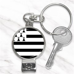 Brittany Flag Nail Clippers Key Chain