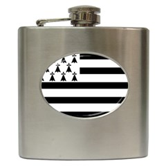 Brittany Flag Hip Flask (6 Oz) by tony4urban