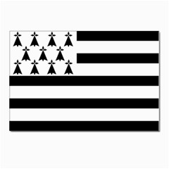 Brittany Flag Postcard 4 x 6  (pkg Of 10) by tony4urban