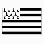 Brittany Flag Postcards 5  x 7  (Pkg of 10) Front