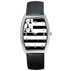 Brittany Flag Barrel Style Metal Watch by tony4urban