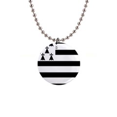 Brittany Flag 1  Button Necklace by tony4urban