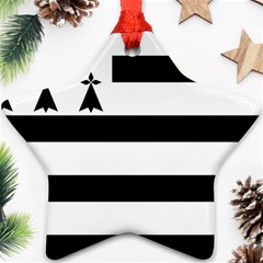 Brittany Flag Star Ornament (two Sides) by tony4urban