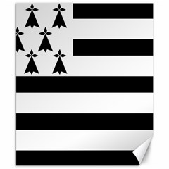 Brittany Flag Canvas 8  X 10  by tony4urban