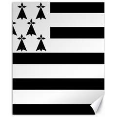 Brittany Flag Canvas 16  X 20  by tony4urban