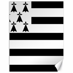 Brittany Flag Canvas 18  X 24  by tony4urban