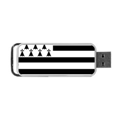 Brittany Flag Portable Usb Flash (one Side) by tony4urban