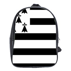 Brittany Flag School Bag (xl) by tony4urban