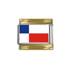 Banskobystricky Flag Gold Trim Italian Charm (9mm) by tony4urban