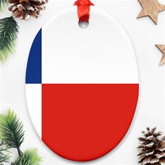 Banskobystricky Flag Oval Ornament (two Sides)