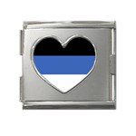 Estonia Mega Link Heart Italian Charm (18mm) Front