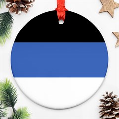 Estonia Round Ornament (two Sides) by tony4urban