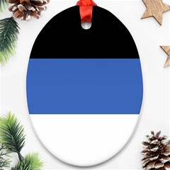 Estonia Oval Ornament (two Sides) by tony4urban