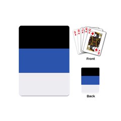 Estonia Playing Cards Single Design (mini) by tony4urban