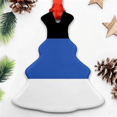 Estonia Christmas Tree Ornament (two Sides) by tony4urban