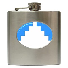 Akershus Flag Hip Flask (6 Oz) by tony4urban