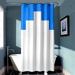 Akershus Flag Shower Curtain 36  X 72  (stall)  by tony4urban