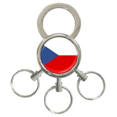 Czech Republic 3-ring Key Chain by tony4urban