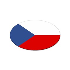 Czech Republic Sticker Oval (100 Pack)