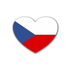 Czech Republic Rubber Heart Coaster (4 Pack) by tony4urban