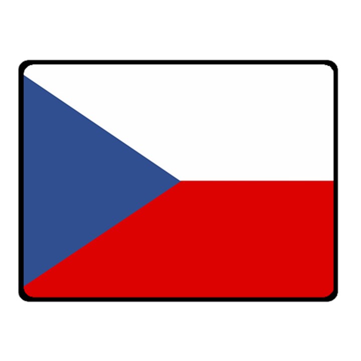 Czech Republic One Side Fleece Blanket (Small)