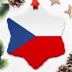 Czech Republic Snowflake Ornament (two Sides) by tony4urban