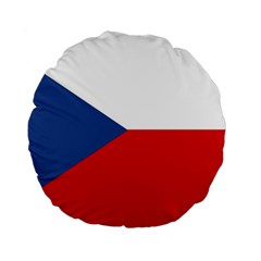 Czech Republic Standard 15  Premium Round Cushions by tony4urban